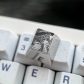 1U Titanium Alloy Artisan Keycaps Precision Pointillism + Anodizing for Mechanical Keyboard -Roxy